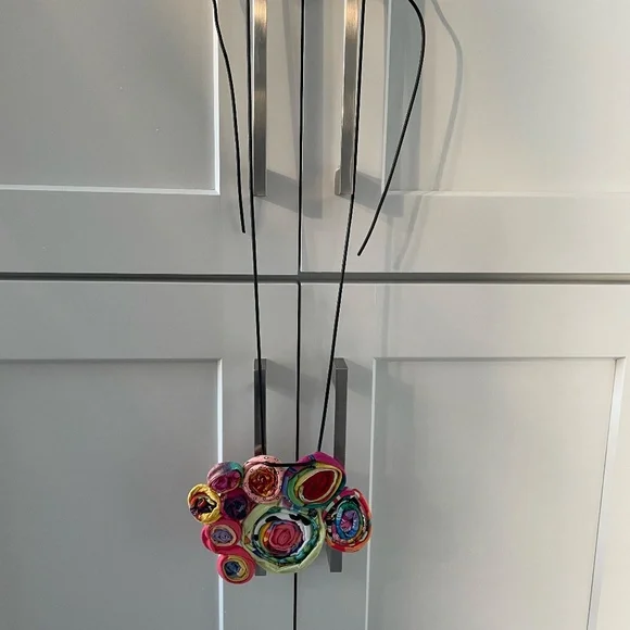 Ficklesticks Millefiori Bib Necklace - Picture 5 of 6